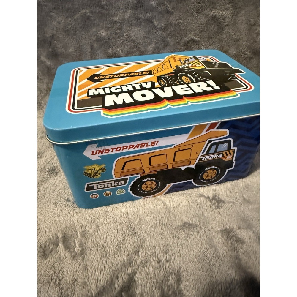 Tonka Unstoppable Mighty Mover Tin Empty‎ Collectible